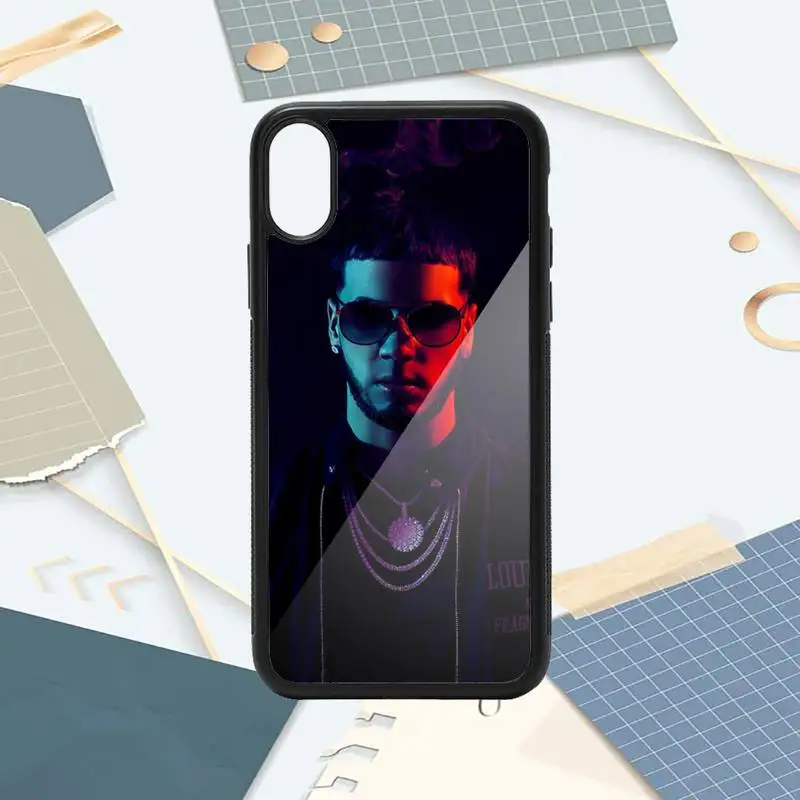 

Anuel AA high quality fashion painting Phone Case PC for iPhone 11 12 pro XS MAX 8 7 6 6S Plus X 5S SE 2020 XR