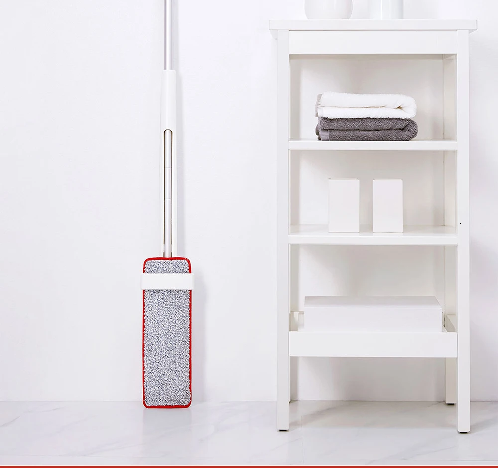 Xiaomi Mijia Yj самосжимающаяся вода Одноразовая влажная сухая Швабра двойного назначения с крючком кольцо дизайн вращение на 360 градусов для дома и офиса
