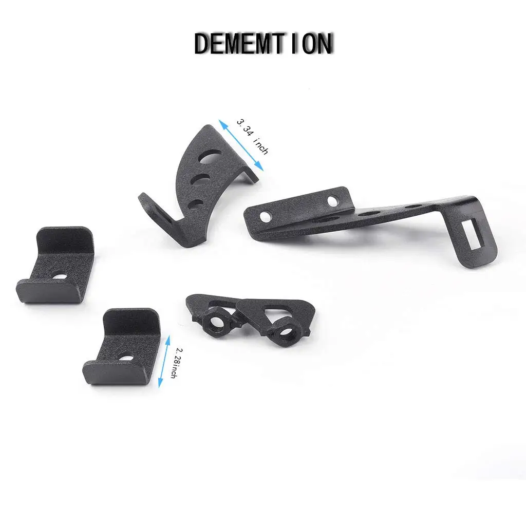 Hi Lift Jack Mount kit Hood/Door Hinge Bracket for 2007-2019 2008 2009 2010 2011 2012 2013 2014 2015 2016 2017 2018 Jeep JK Only |