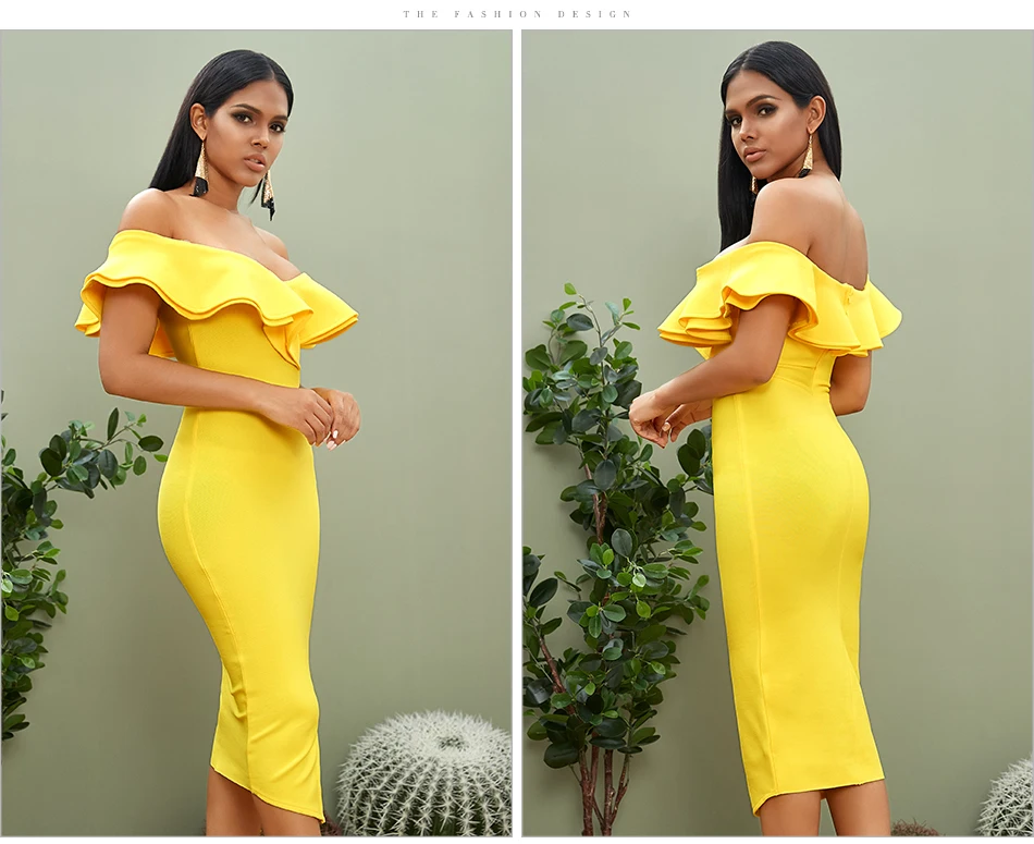 Adyce новое летнее Сексуальное Женское Бандажное платье с открытыми плечами Vestidos с оборками и вырезом лодочкой Клубное платье знаменитостей платье для вечеринок подиума