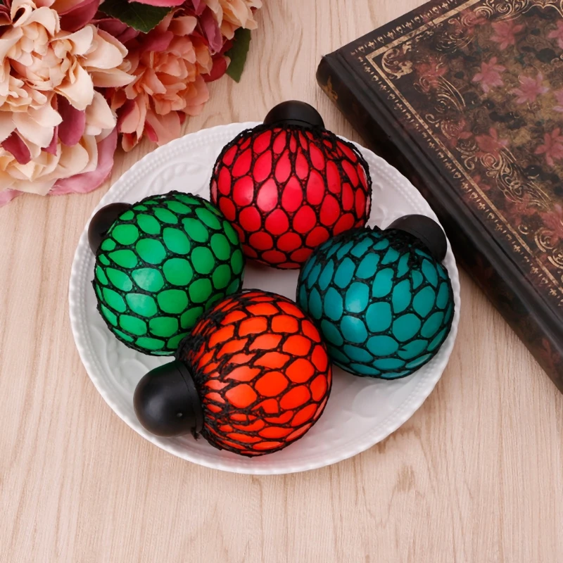 1 шт. СДВГ фрукты игрушка антистресс лицо питчер винограда мяч аутизм Сожмите