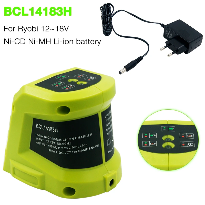 Замена зарядного устройства BCL14183H для Ryobi 12-18 в NI-CD Ni-MH li-ion батарея P108 P102 P103 P104 P105