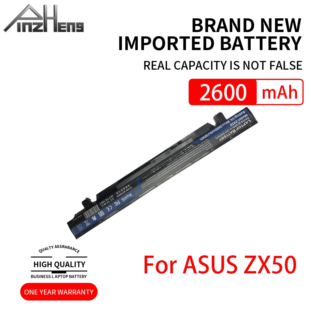 

PINZHENG A41N1424 2600 мАч аккумулятор для ноутбука Asus GL552 GL552VW GL552J ZX50JX ZX50 ZX50V ZX50VW X55LM2H 14,4 V 48Wh батарея