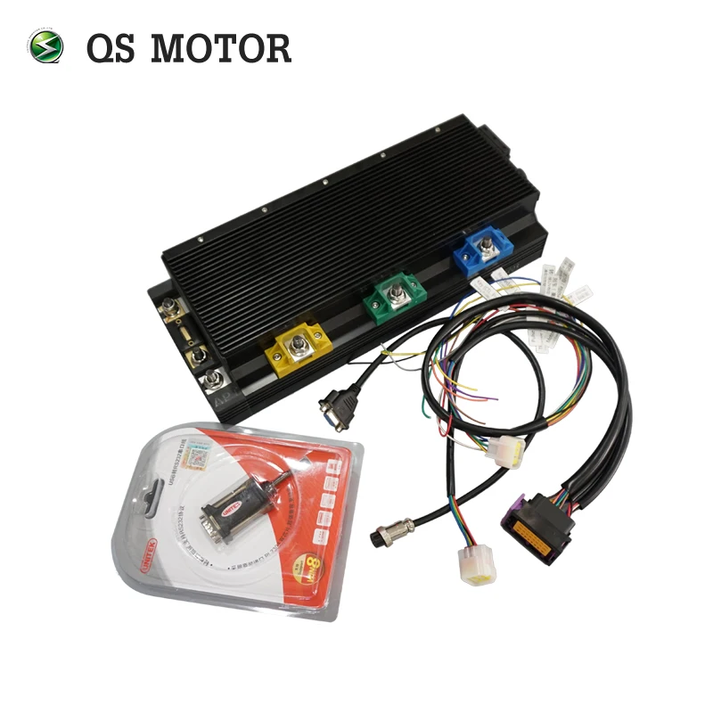 Двигатель QS 100kph 120kph 72V 16 дюймов 273 8000W электрический мотоцикл комплект Conversion Kit