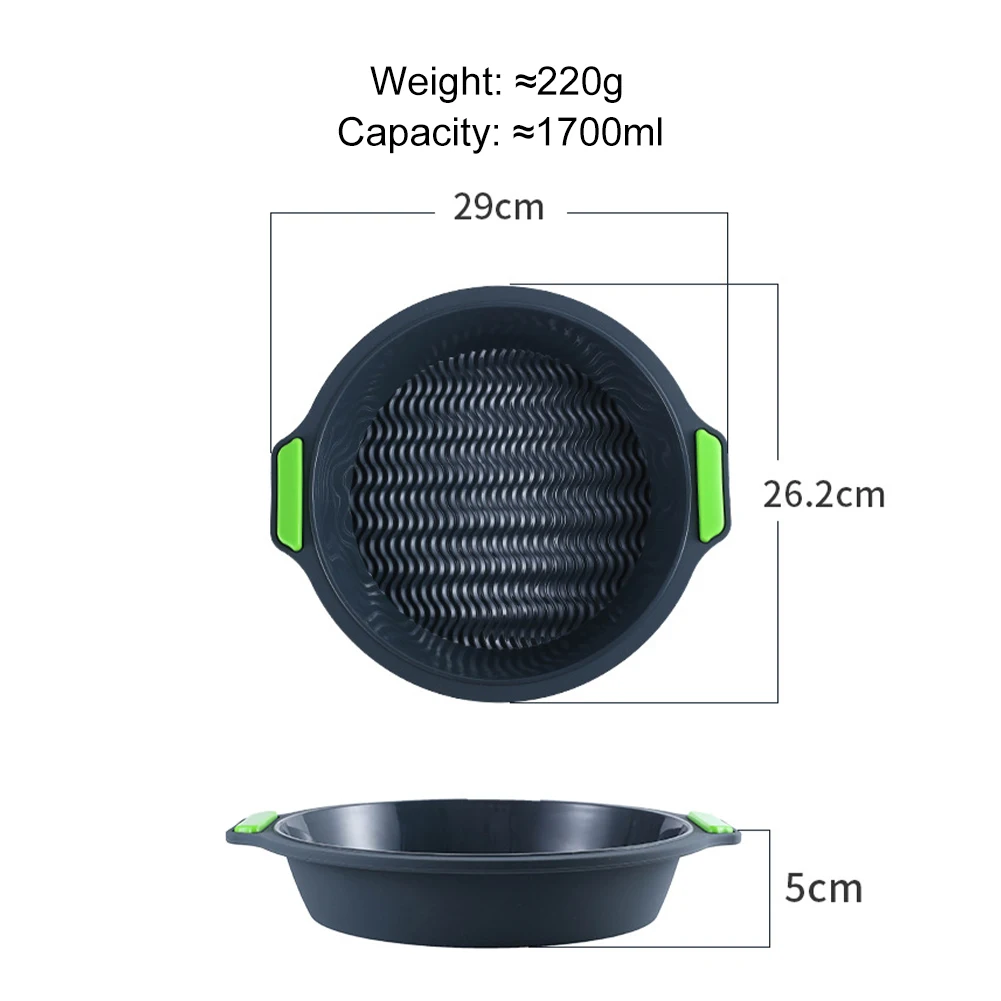 

9.5inch Baking Mold Silicone Round Cake Mold Silicone Baking Pan Non Stick Dishwasher Pan For Kitchen Bakingware Baking Tools