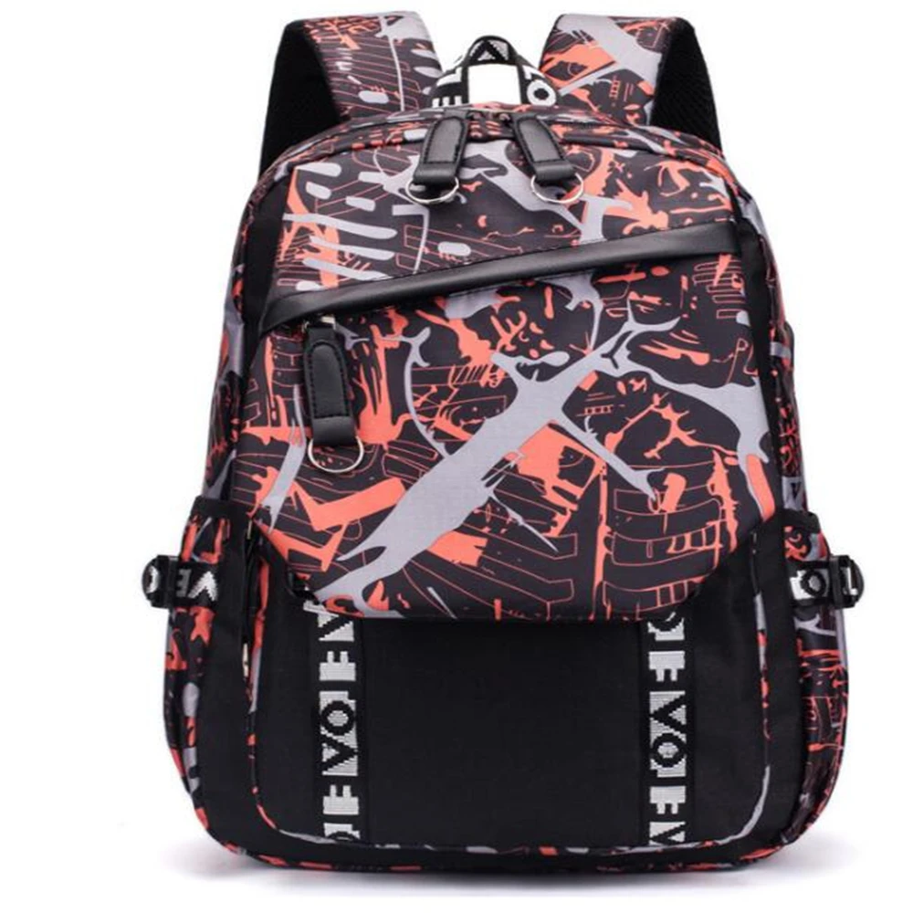 Men Fashion Backpack Anti-theft Mens Women USB Charger Port Waterproof Bag Laptop Notebook Leisure y28 | Багаж и сумки