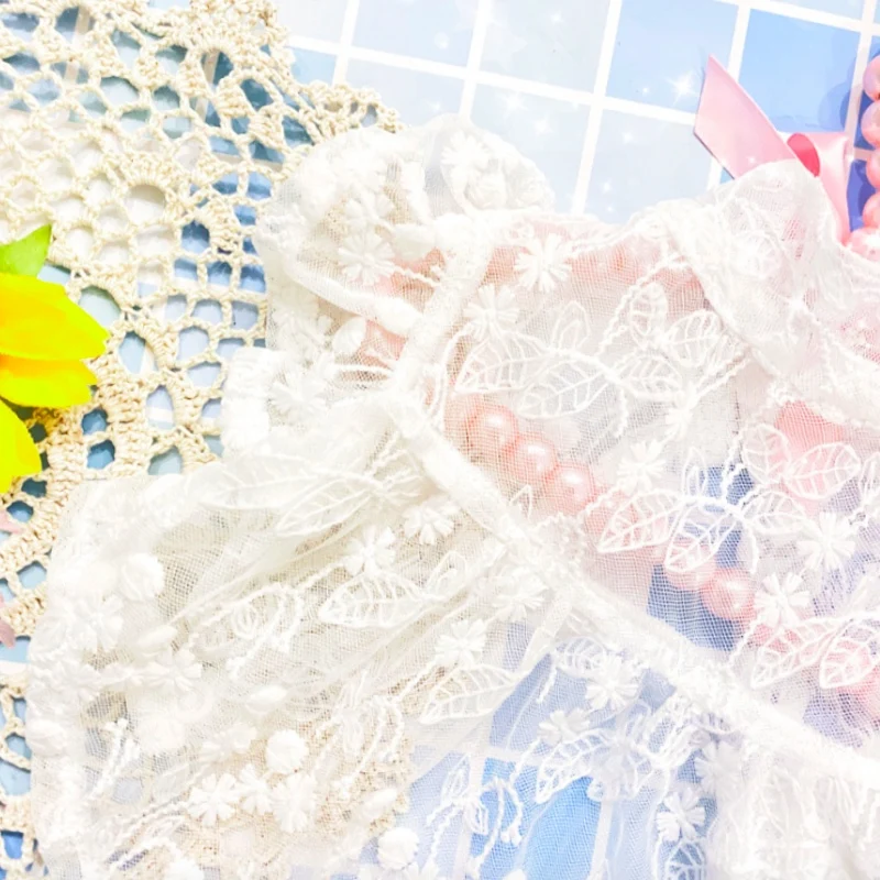 Милая летняя кружевная юбка для домашних животных собака кошка маленькая