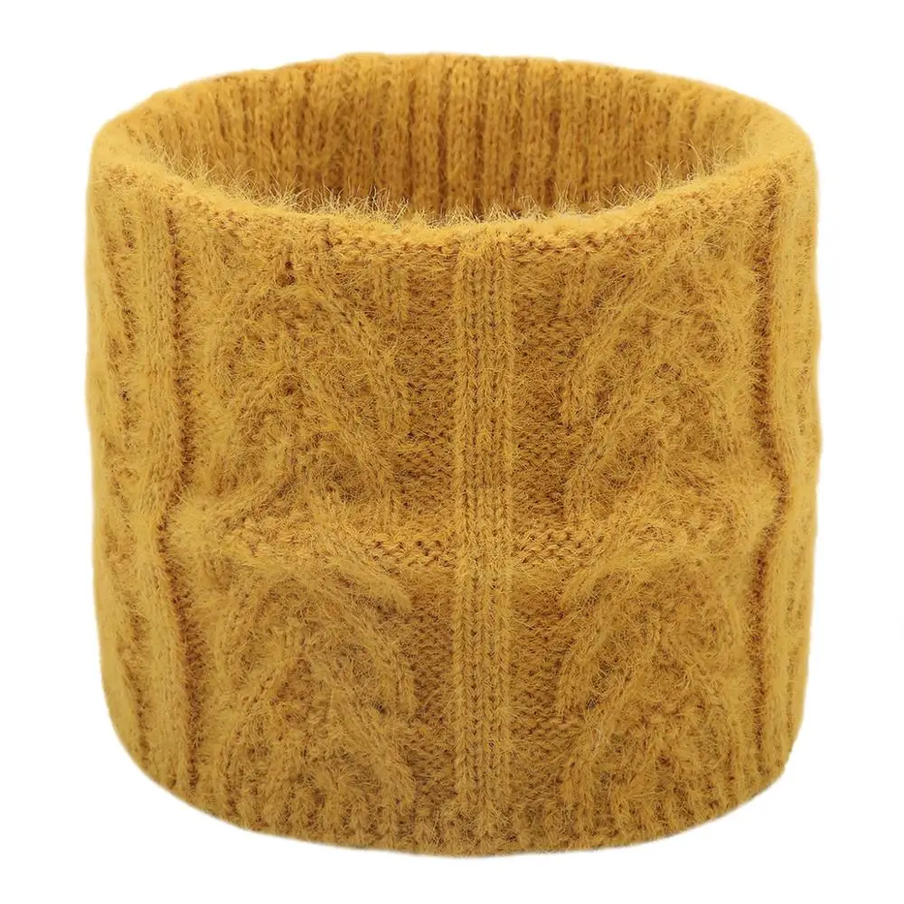 Осенне-зимний теплый шарф для женщин мужчин детей Детский вязаный шерстяной с