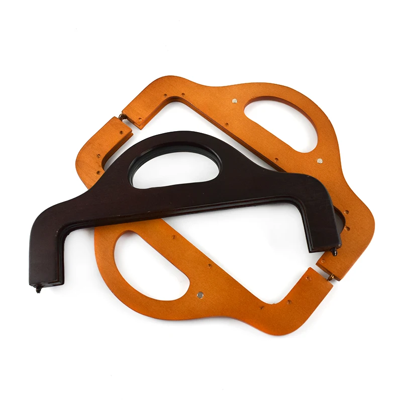 Рамка для сумки деревянная ручка застежка кофейного поцелуя рама кошелька 2