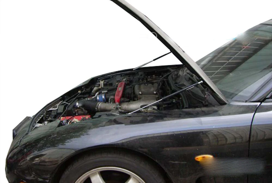 Передняя крышка капота для Mazda RX7 RX-7 FD3S 1991-2003 модифицированные газовые стойки