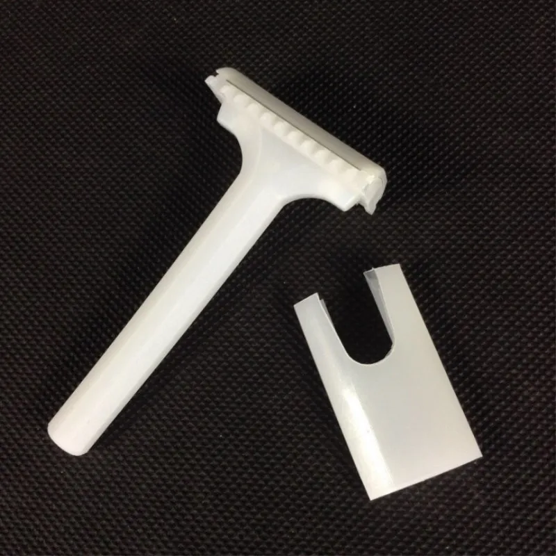 

10 шт одноразовые стерильные уход за кожей лица борода нож для очистки для удаления волос кожи предоперационного Для женщин бритвенный нож д...