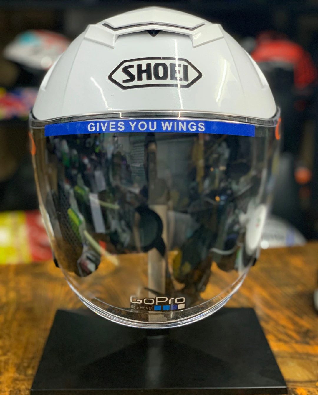 Мотоциклетный шлем с двойным козырьком открытым лицом и стеклом X14 X четырнадцать