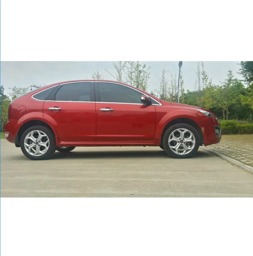 Нержавеющая сталь окна автомобиля планки для ford focus 2004 2005 2006 2007 2008 2009 2010 Фокус