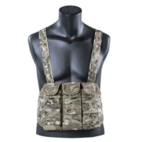 outdoor tactical 2056 chest hanging belly pocket multifunctional combat vest cs field protection ak water bullet vest