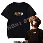 Футболка Ranboo Мужскаяженская с принтом, модная Милая рубашка с коротким рукавом, с принтом, в стиле хип-хоп, летняя уличная одежда