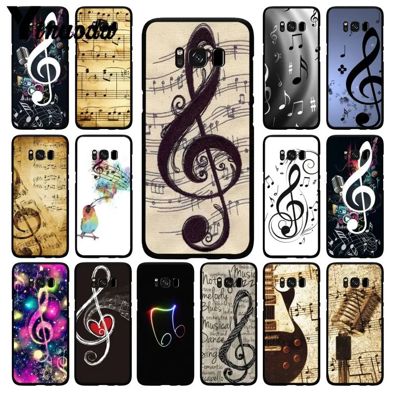 Чехол Yinuoda для телефона с надписью I love old Music и музыкальными нотами Samsung Galaxy S20 S10 Plus