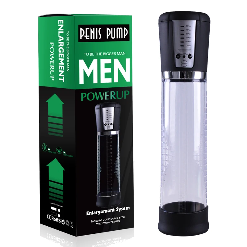 Электрический насос YUELV с USB зарядкой для увеличения пениса Мужской вакуумный