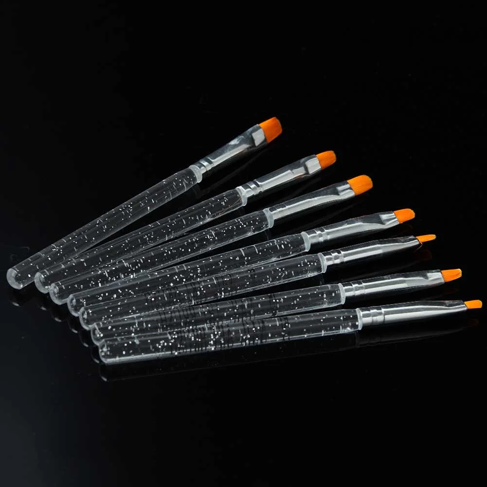 Набор кистей для маникюра набор из 7 кисточек сделай сам нанесения пудры нейл