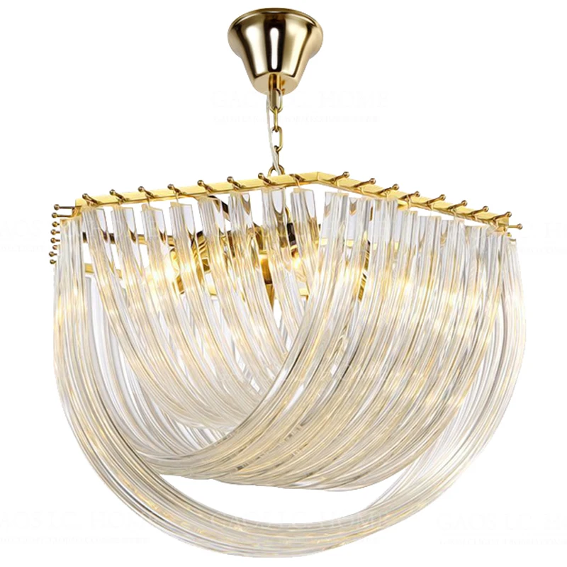 

TRAZOS Nordic Mordern Creative Chandelier Living Room Lights Minimalist Personality Designer Decorative Lights Glass Villa Lamps