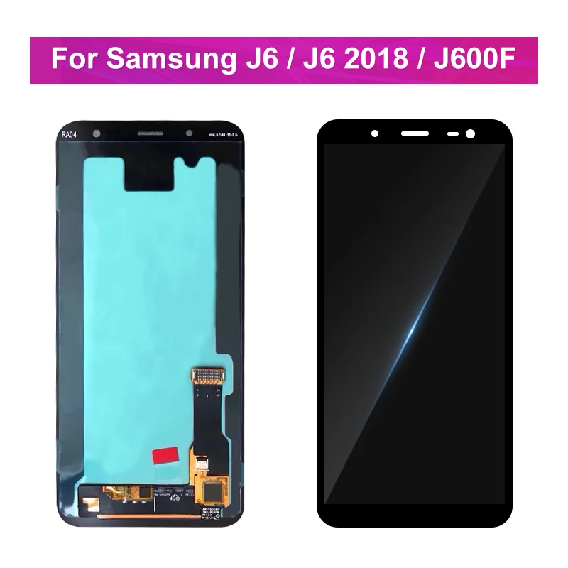 Супер AMOLED для samsung Galaxy J6 J600 ЖК сенсорный экран дисплей запасные части с J6 J600F дисплей