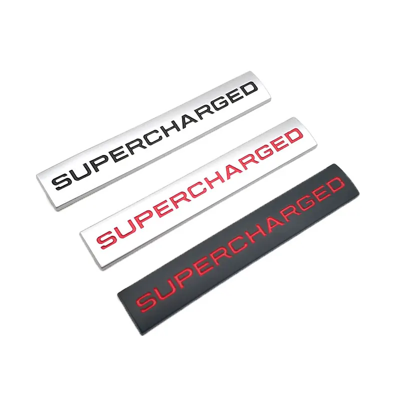 10 шт. металлический стильный суперзаряженный значок для заднего багажника