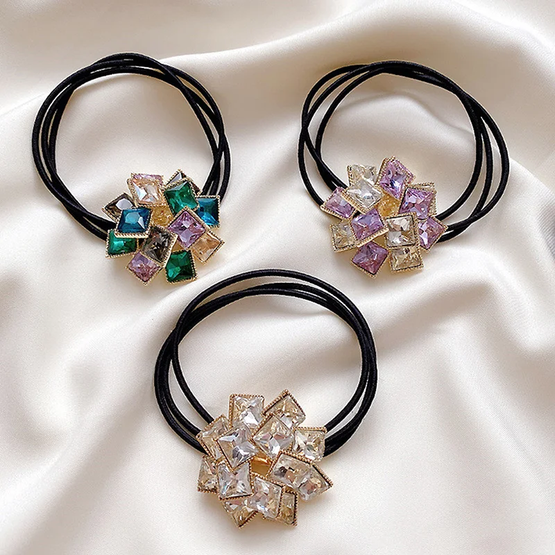 Элегантная Изысканная резинка для волос женская простая темпераментная круглая