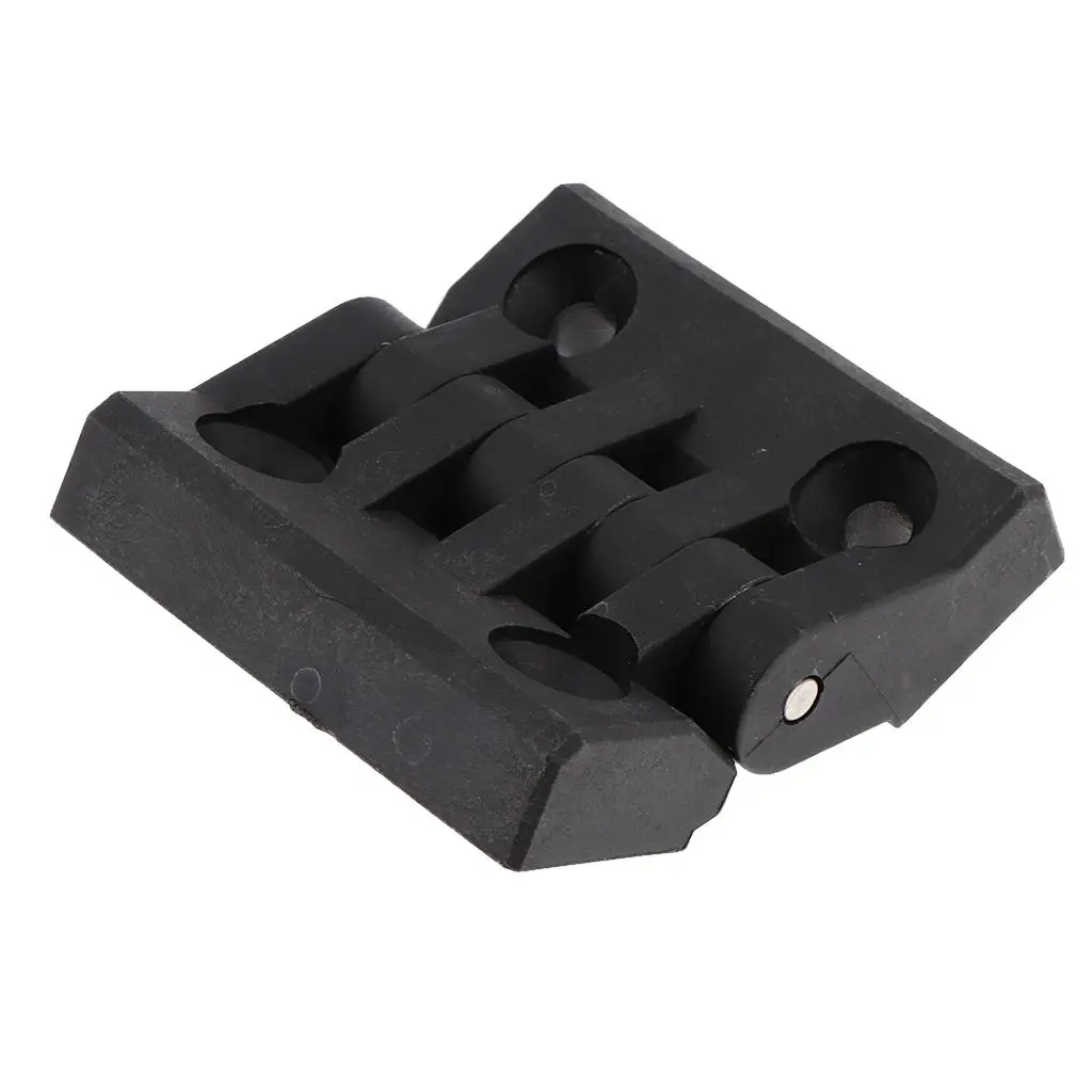 

64mm X 64mm 4 Countersunk Holes Adjustable Torque Position Control Hinge, Black