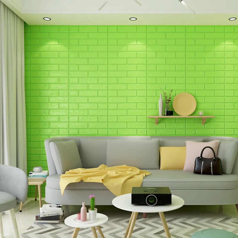 3d пены Текстурированные Настенные Панели самоклеящиеся обои с рисунком кирпича