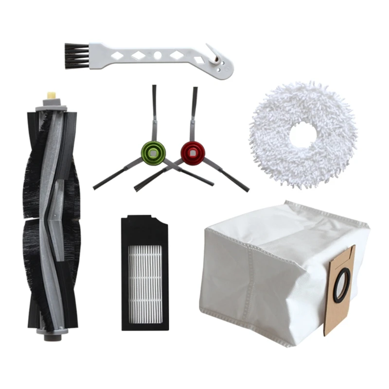

CPDD Washable Main Roller Brush HEPA Filter Side Brush for ECO-VACS X1 Sweeper Robot