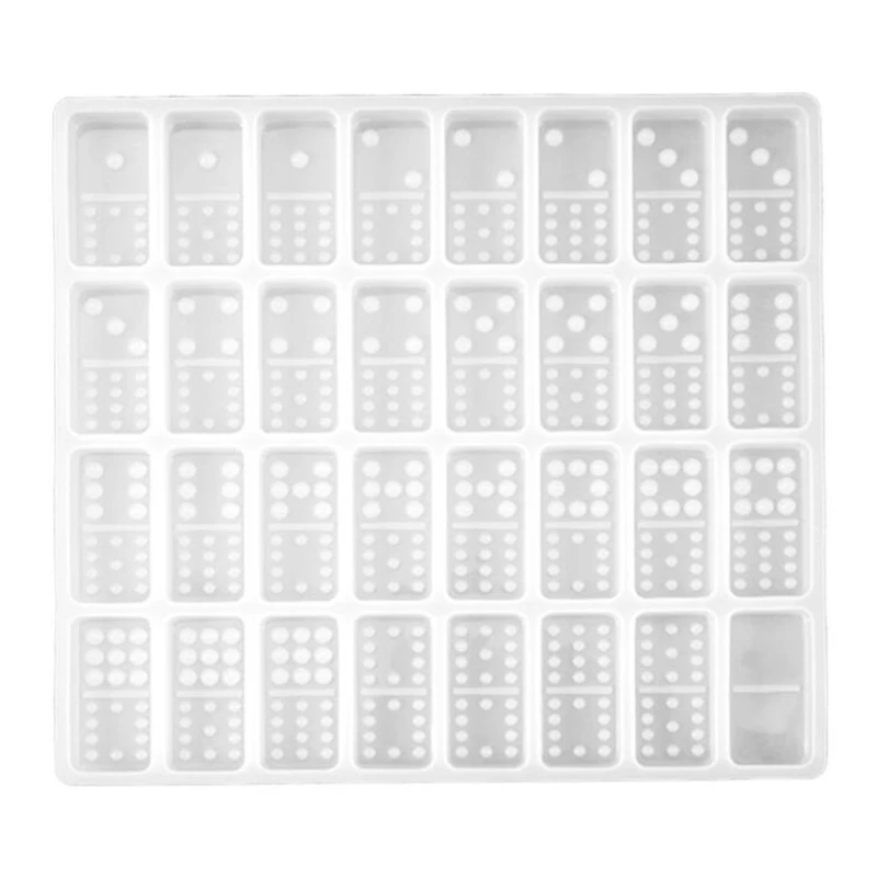 

DIY Crystal Epoxy Resin Game Toy Mold Dominoes Jewelry Casting Silicone Mould 652B