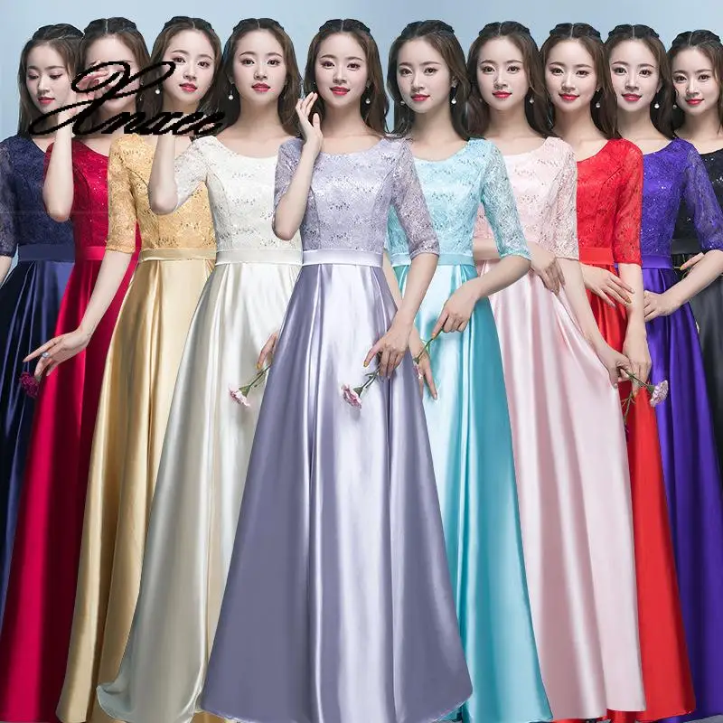

2020 New Women Solid Full Length Elegant Dress Sexy Cotton Vestidos XS-3XL