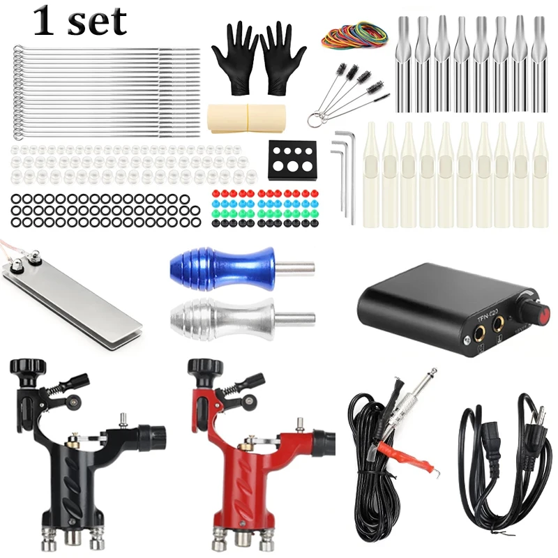 

Tattoo Kit 2 Machine Gun Coil Tattoo Machine Gun Set Tattoo Power Supply Complete Tattoo Permanent Makeup Machine Tattoo Kits