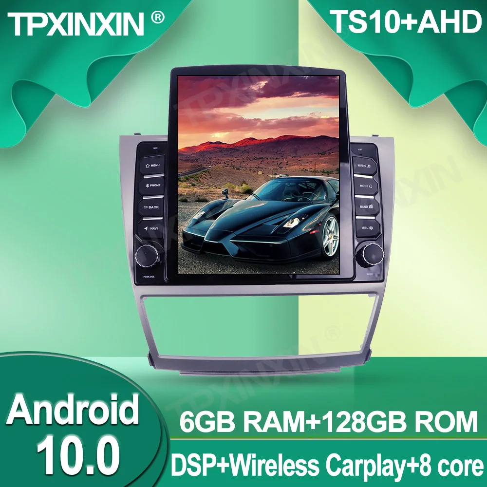 Tesla 6 + 128G для Toyota Camry 2006-2012 Android 10 0 DSP GPS Автомобильный мультимедийный плеер головное