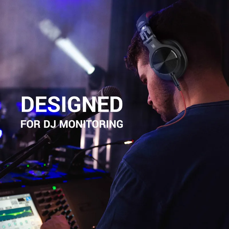 Oneodio Fusion профессиональные Проводные студийные DJ наушники+ беспроводная Bluetooth 4,0 гарнитура HIFI стерео монитор наушники с микрофоном