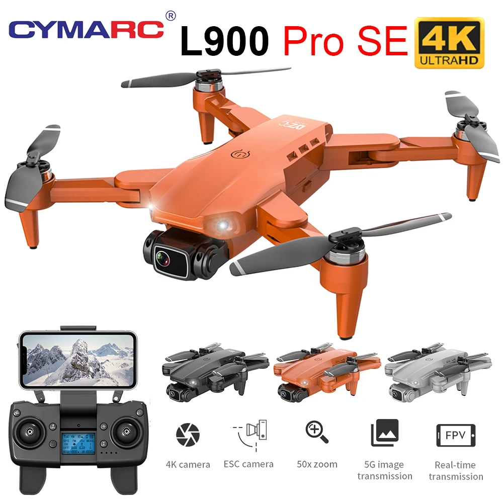 

L900 Pro SE Drone 4K Camera Drone 5G GPS с HD камерой FPV Professional RC Quadcopter Бесщеточные моторные дроны VS KF102 SG906 Max