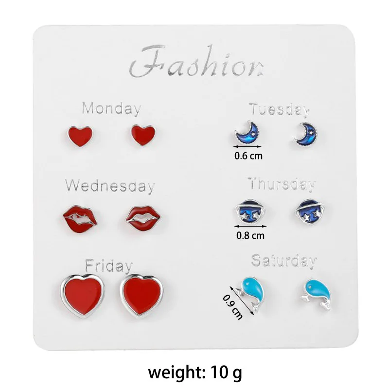 Взрывные модели Джокер набор сережек комбинация листьев циркон серьги ювелирные