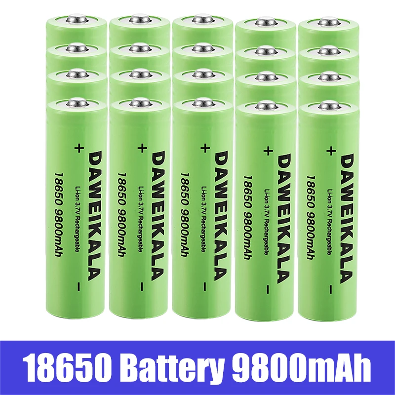 Новинка 100% батарея 18650 литиевая 3 7 в перезаряжаемая аккумулятор большой емкости
