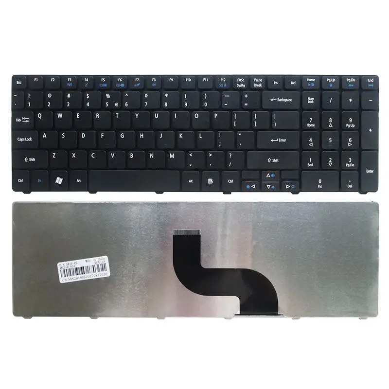 Клавиатура для ноутбука Acer 7741G 7741ZG p5we7750G 7552G 7745G 7551G 5336 5810 5810TG 5810T 5820TG 5552G 5253 US|keyboard for