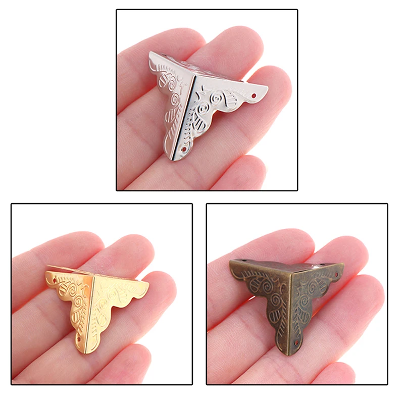 10 шт. антикварная шкатулка для украшений угловая ножка Деревянный чехол Угловой