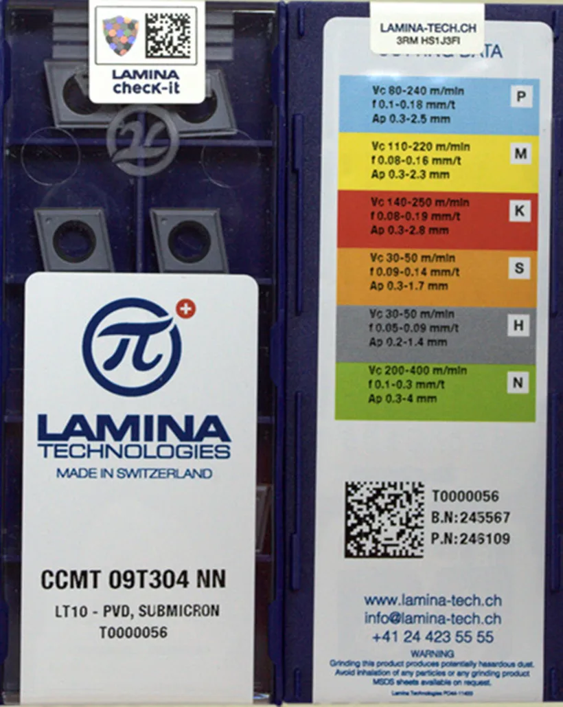 CCMT09T304 CCMT09T308 NN LT10 100% оригинальный Карбид ламинана обработка вставки: нержавеющая