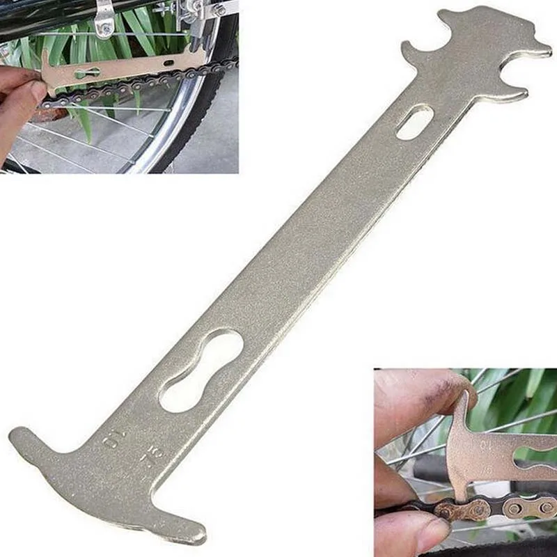 

Hot Bicycle Chain Wear Checker Indicator Repair Tool Mountain Road Chains Gauge Measurement Ruler Replacement Bike Accessories