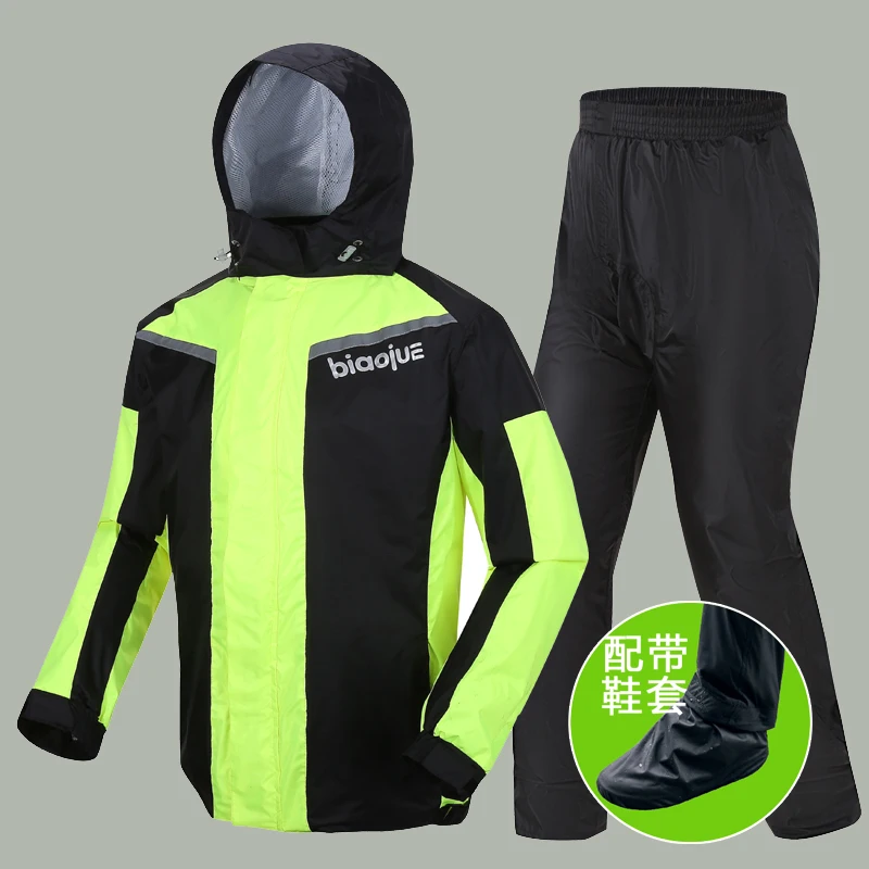 Модный водонепроницаемый мужской дождевик для езды на велосипеде пешего туризма