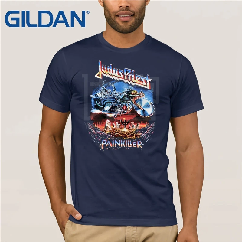 Hard Rock Punk Metal Band Judas Priest Painkiller Men's Unisex T-shirt T Shirt Hot Topic Men Short Sleeve PLUS SIZE |