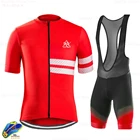 2020 красная велосипедная майка, мужская стильная одежда для велоспорта с коротким рукавом, уличная одежда для горного велосипеда, велосипедная одежда для триатлона