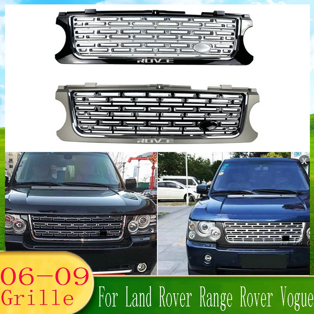 

For Land Rover Range Rover Vogue L322 2006 2007 2008 2009 Car Accessory Front Bumper Grille Centre Panel Styling Upper Grill