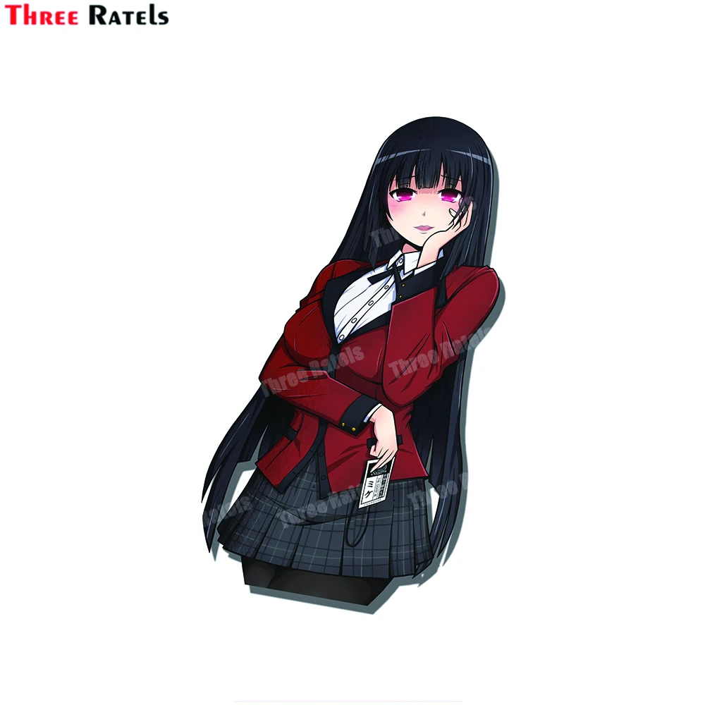 

Three Ratels B810 Jabami Yumeko Car Decal Stickers For Trunk Bumper Fuel Tank Cap Decoration