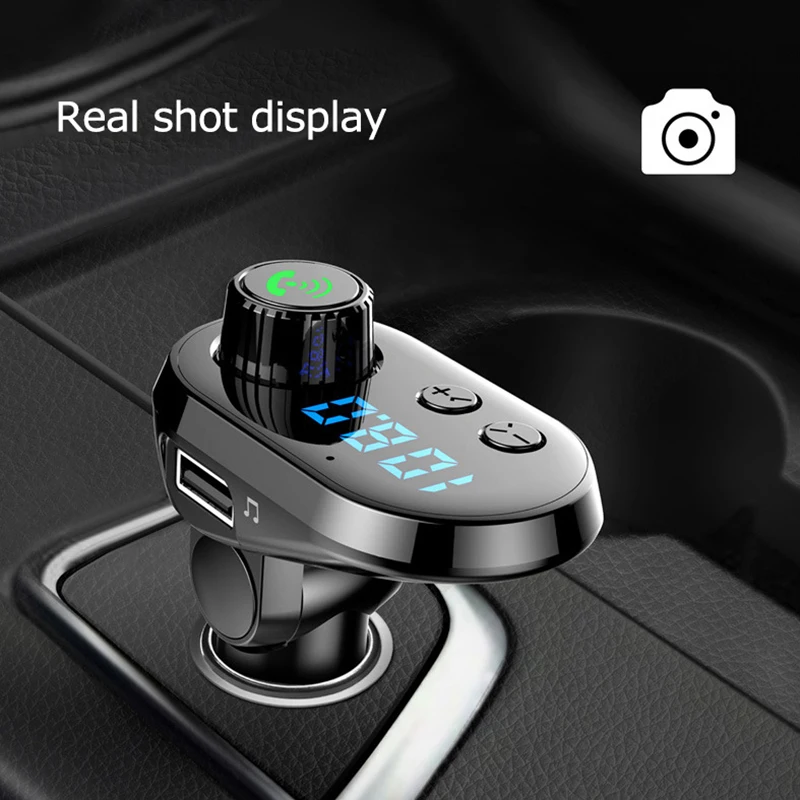 Комплект беспроводной связи Bluetooth Q15 FM трансмиттер с ЖК дисплеем mp3 плеер зарядное