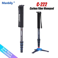 manbily c 222 camera monopod professional carbon fiber tripod portable travel monopod mini tripod base for digital dslr camera