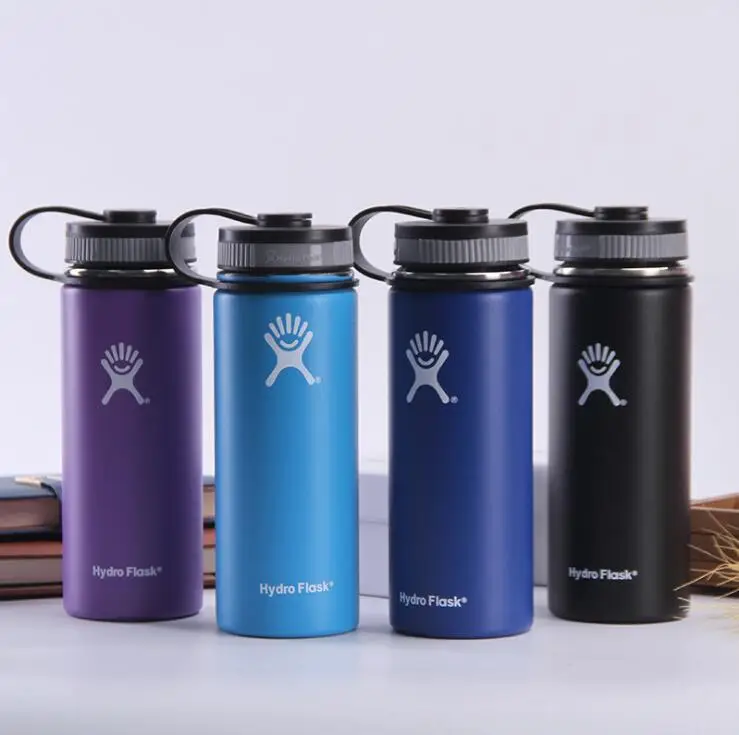 Спортивная бутылка для воды | Бутылка из нержавеющей стали Чашка с соломенной