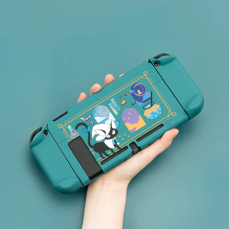 Жесткий чехол на заднюю панель для Nintendo Switch Shell Alchemy Cat Magic Potion мультяшная